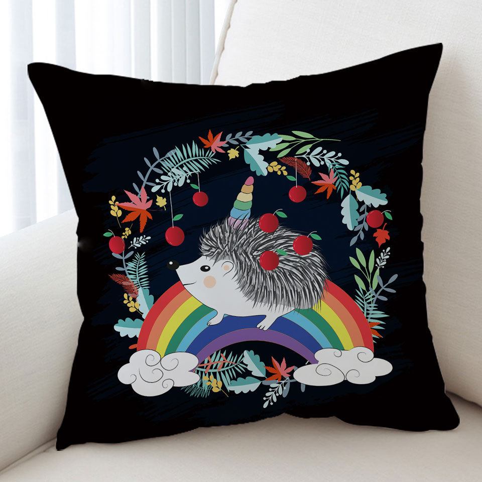 Cute Rainbow Hedgehog Cushions