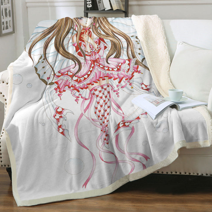 products/Cute-Sofa-Blankets-Fantasy-Art-Pink-Champagne-Butterfly-Girl