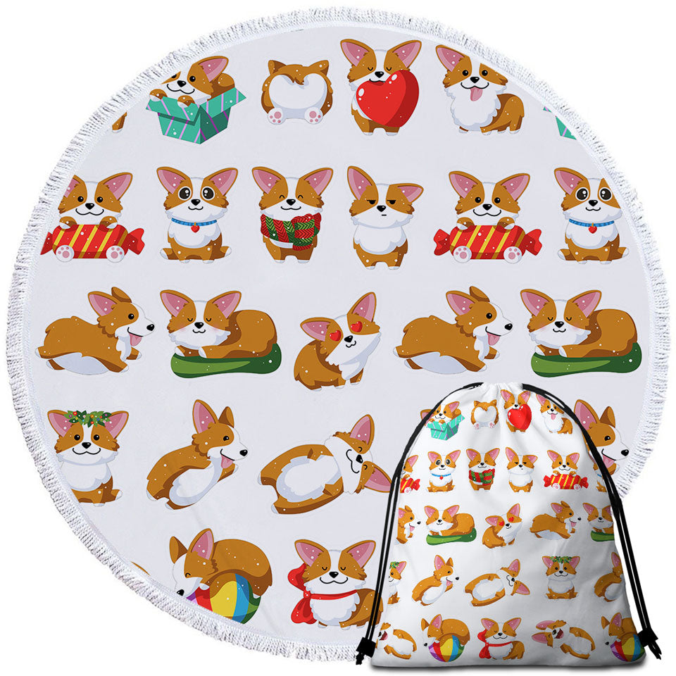 Cute and Funny Childrens Beach Towels Dog Puppy