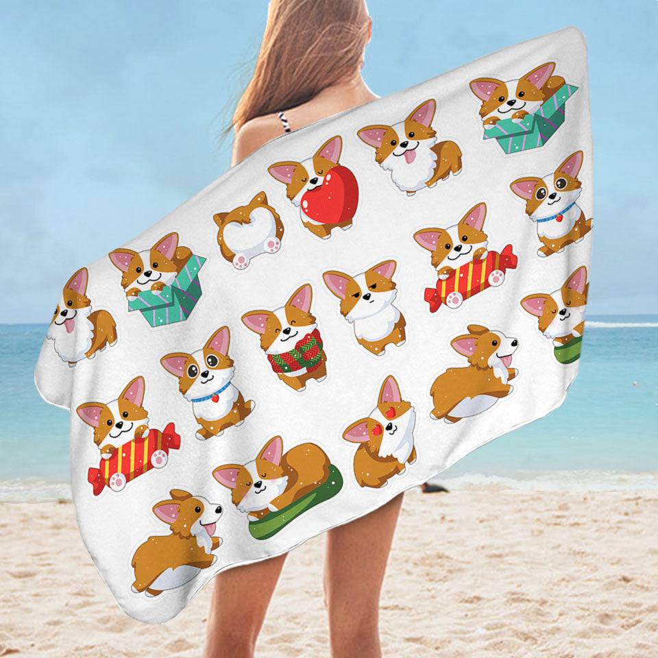 Cute and Funny Swims Towel Dog Puppy