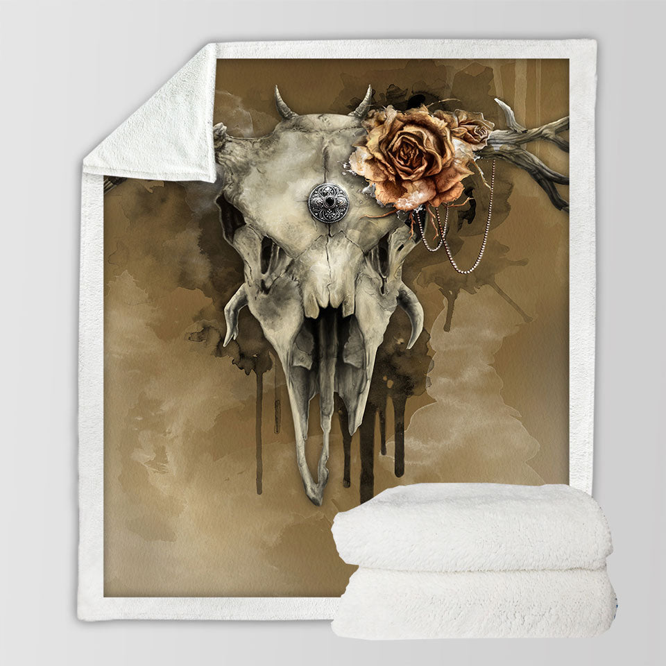products/Dark-Artwork-All-Shall-Fade-Rosy-Deer-Skull-Sofa-Blanket