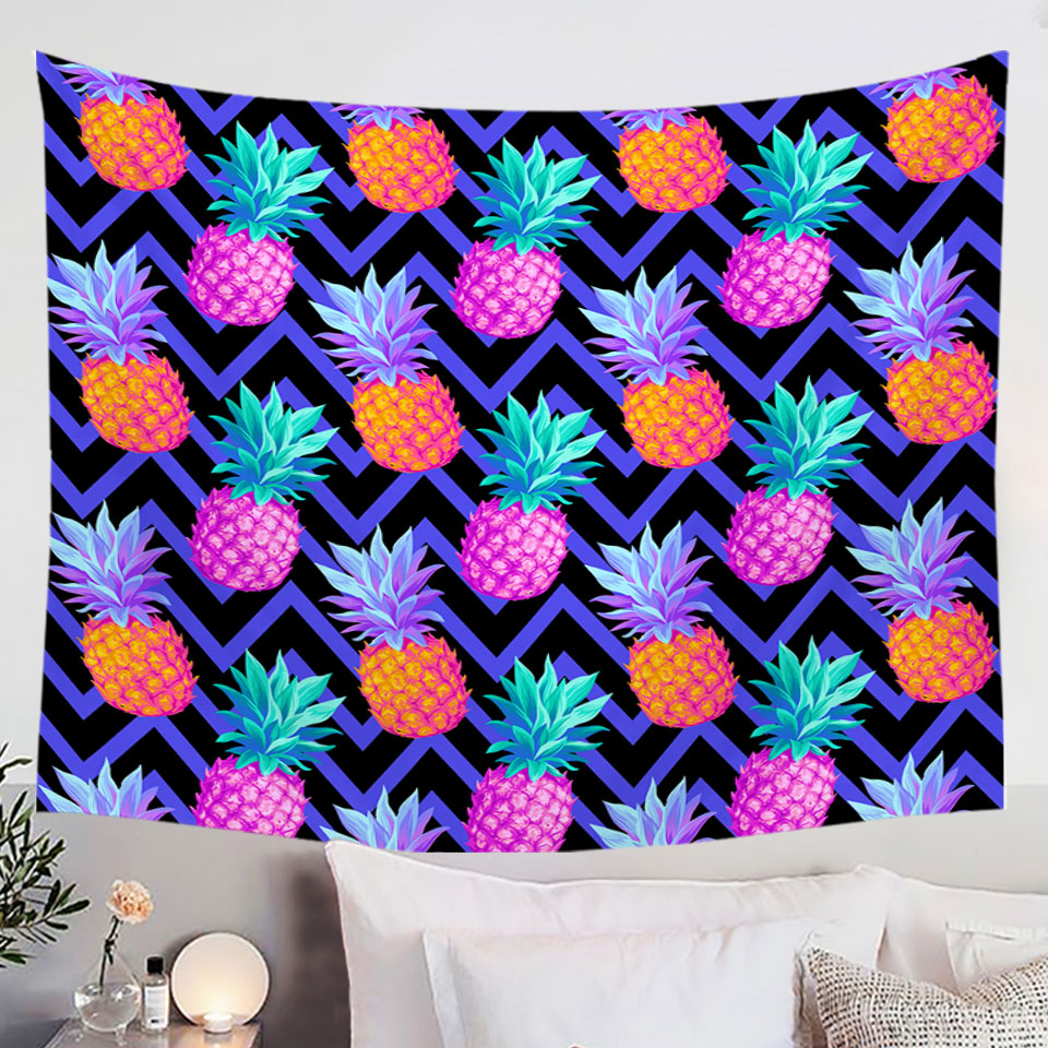 Colorful Glasses Gorilla Tapestry