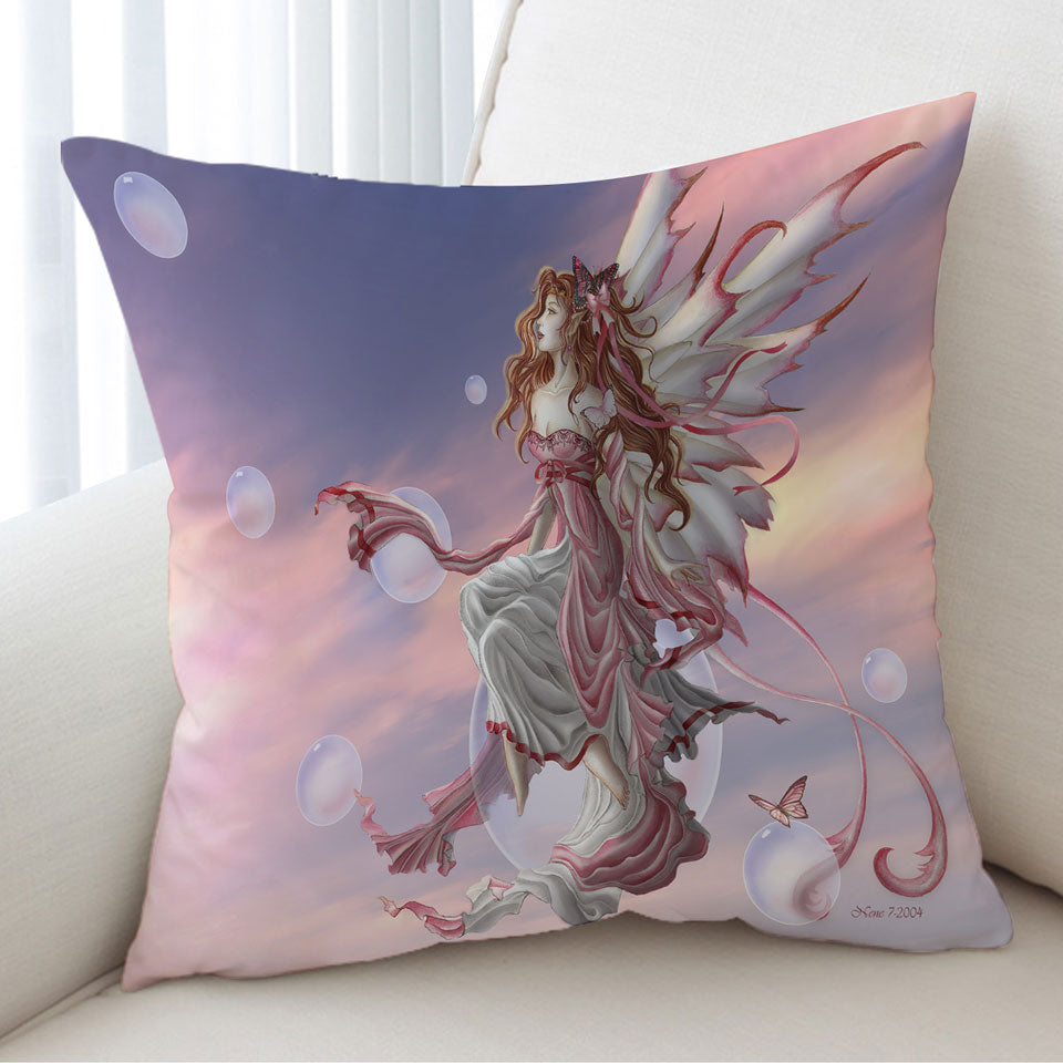 Day Break Fantasy Artwork Sunset Cushion Covers Sky Fairy