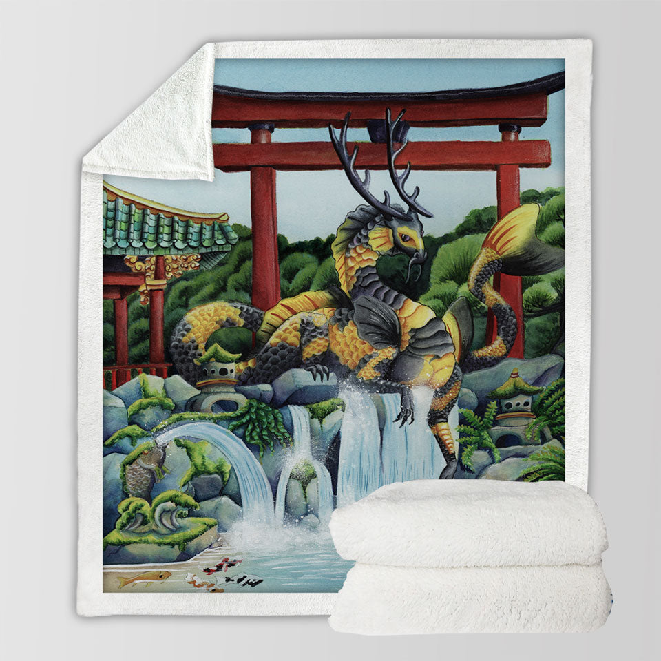 products/Decorative-Throws-The-Japanese-Emperor-Koi-Fish-and-Dragon