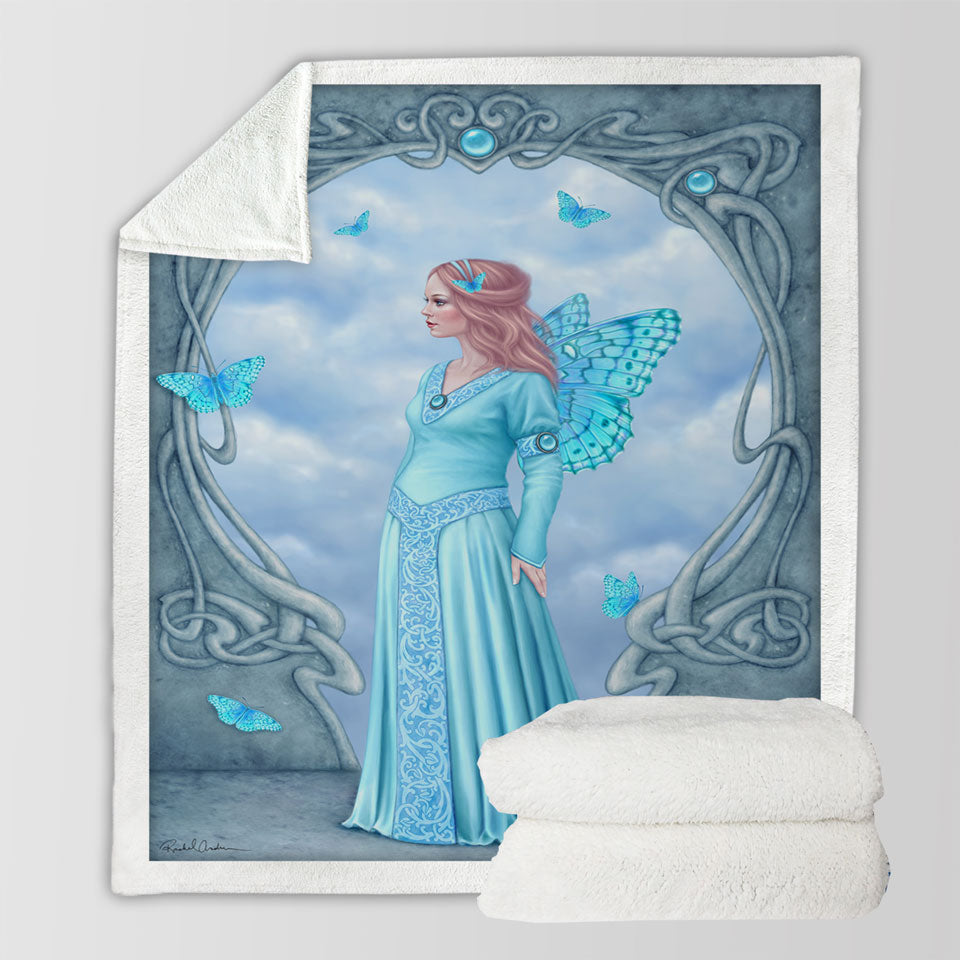 products/Decorative-Throws-with-Butterflies-and-Blue-Aquamarine-Butterfly-Girl