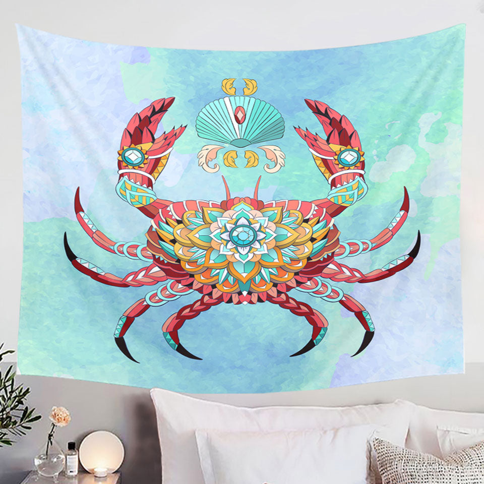 Diamond Crab Tapestry