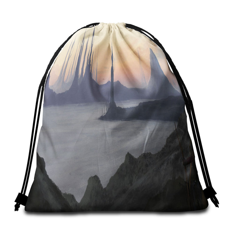 Distant Lands Fantasy Artwork Beach Bags and Towels