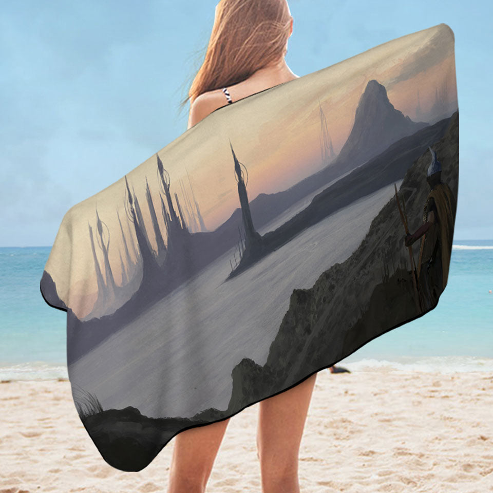 Distant Lands Fantasy Artwork Beach Towels Near Me