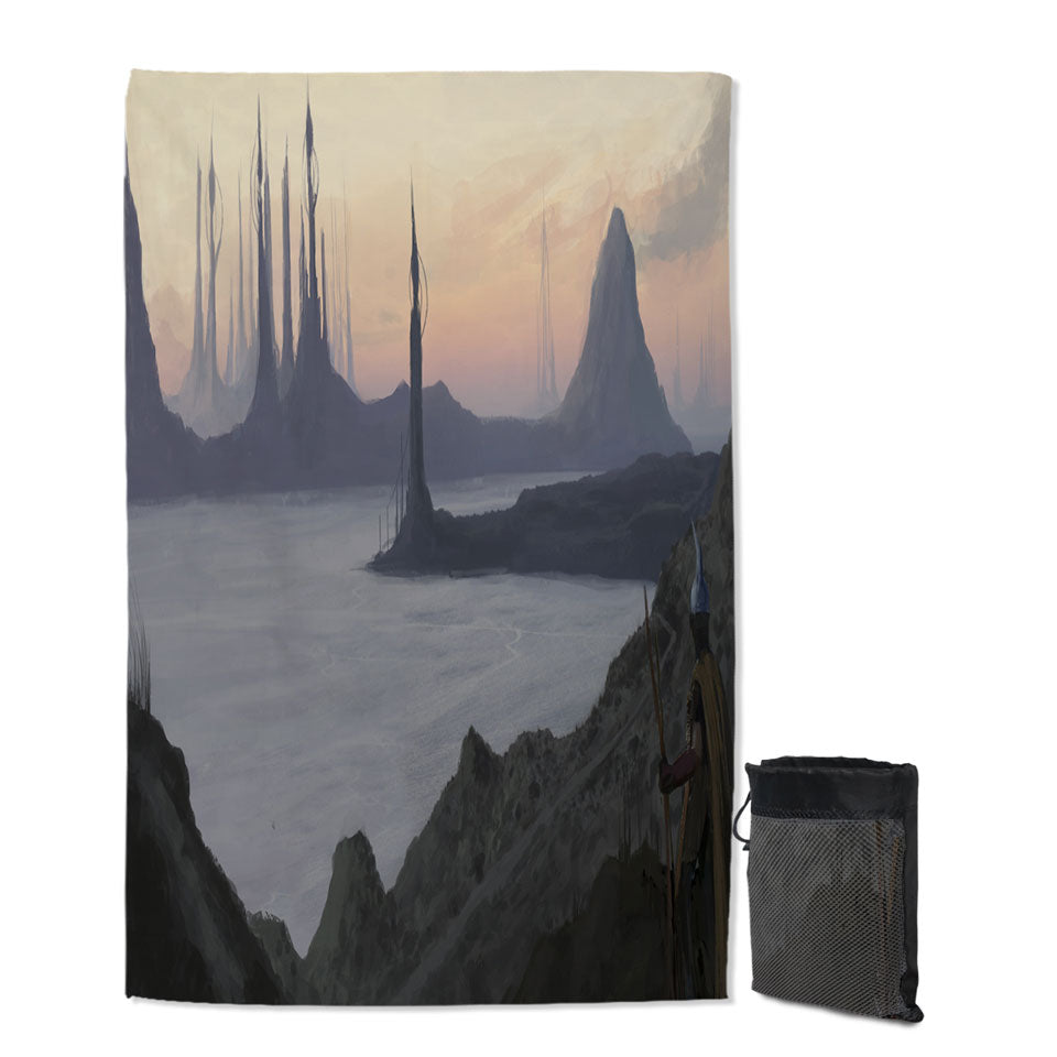 Distant Lands Fantasy Artwork Swims Towel