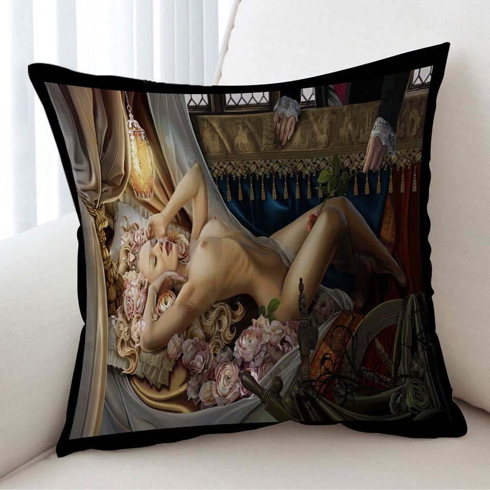 Dreaming of Beauty Fine and Sexy Art Decorative Cushion Covers for Guys