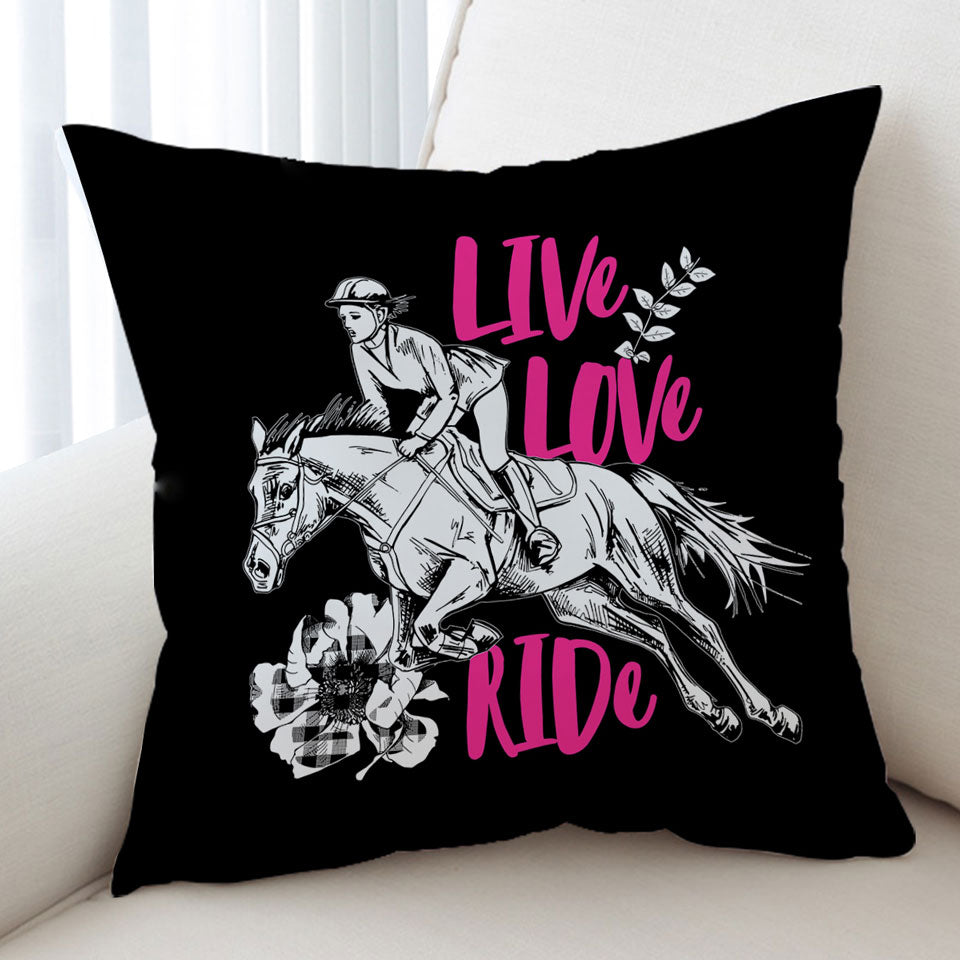 Dressage Cushion Covers Live Love Ride Horse Riding