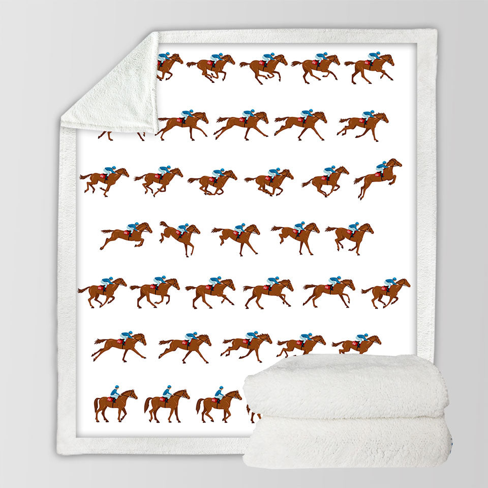 Dressage Horse Riding Couch Throws