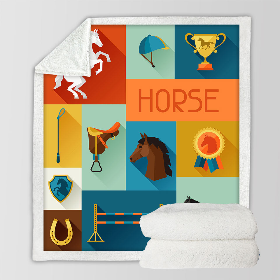 Dressage Horse Riding Decorative Blankets