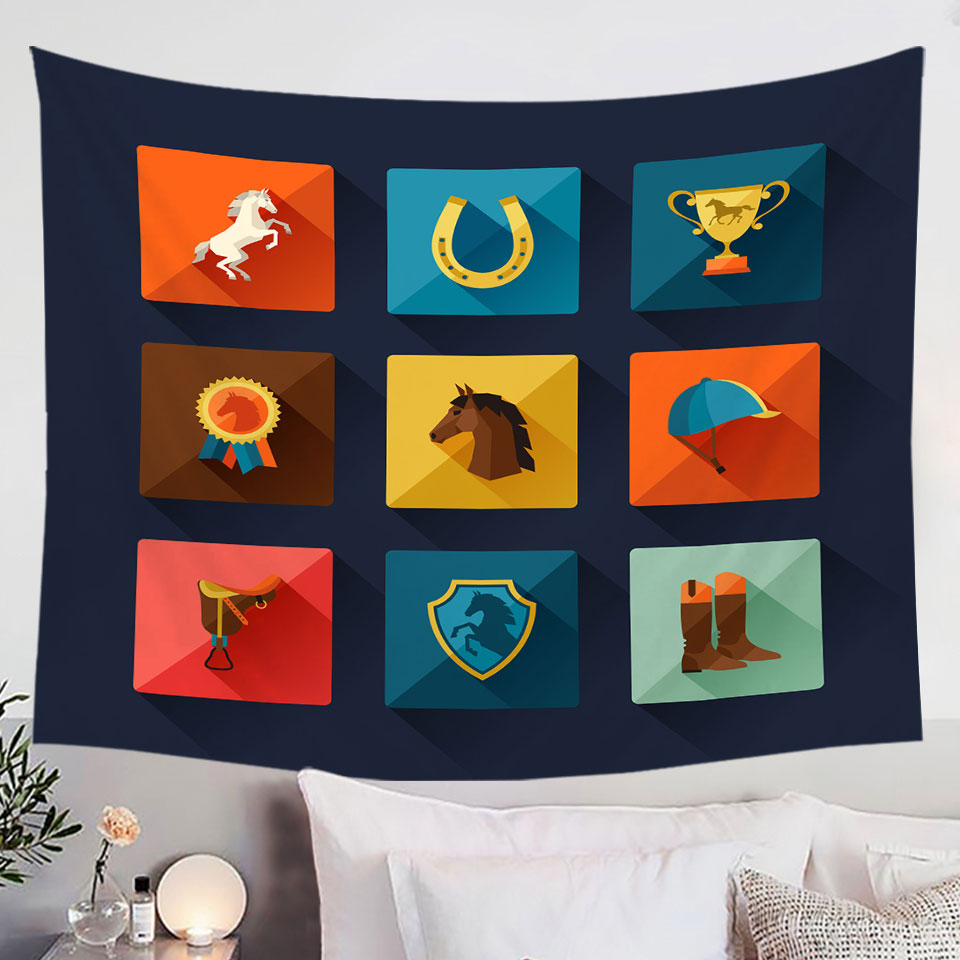 Dressage Horse Riding Panel Wall Art