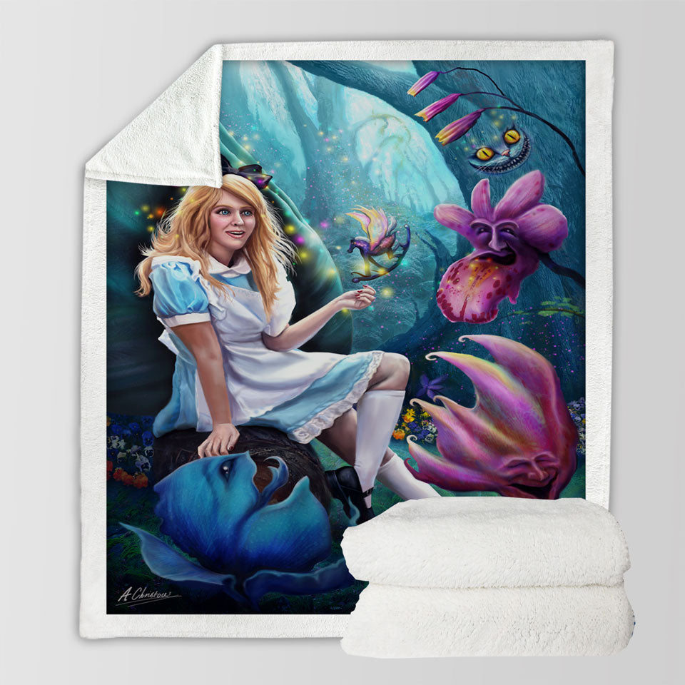 products/Fairy-Tale-Wonderland-for-Kids-Sherpa-Blanket