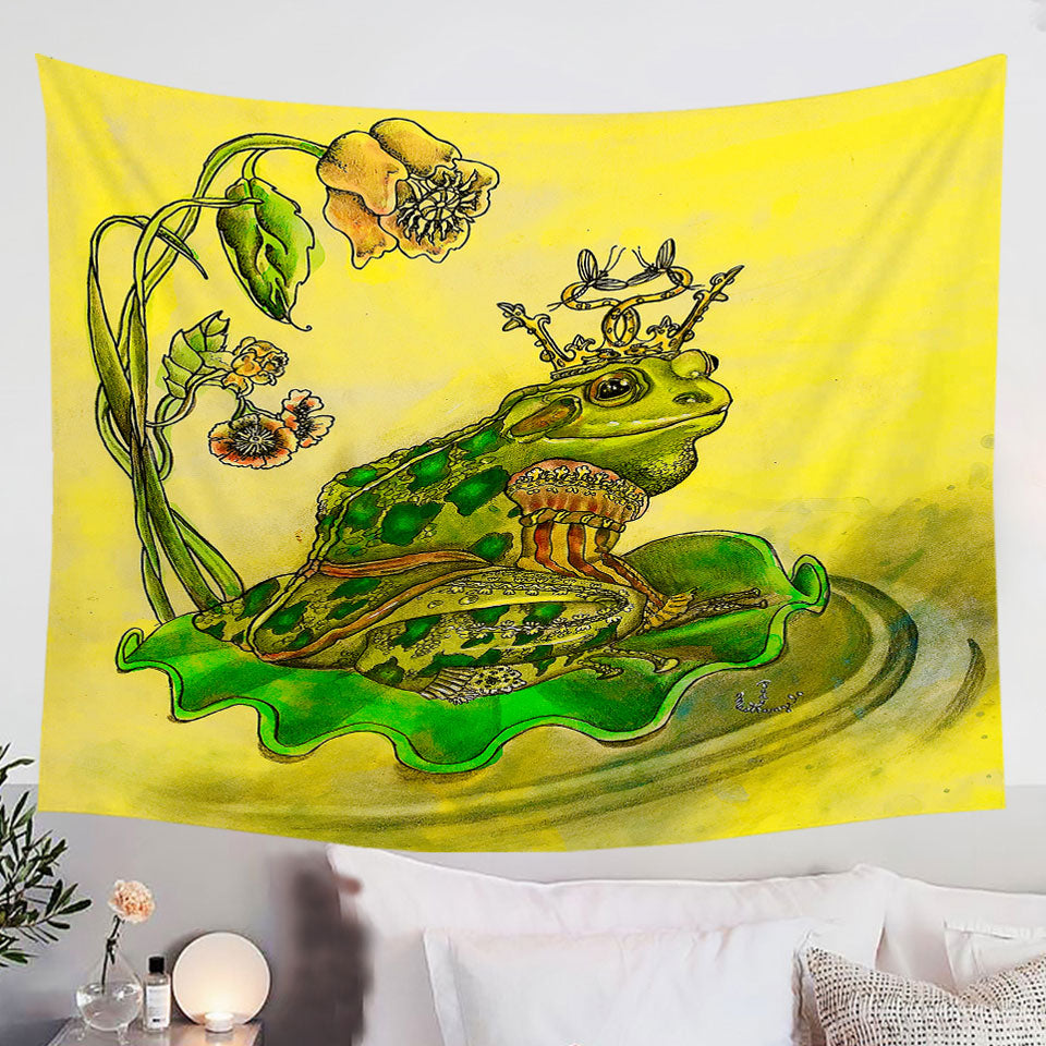 Fairy-Tales-Art-Frog-Prince-Wall-Tapestry