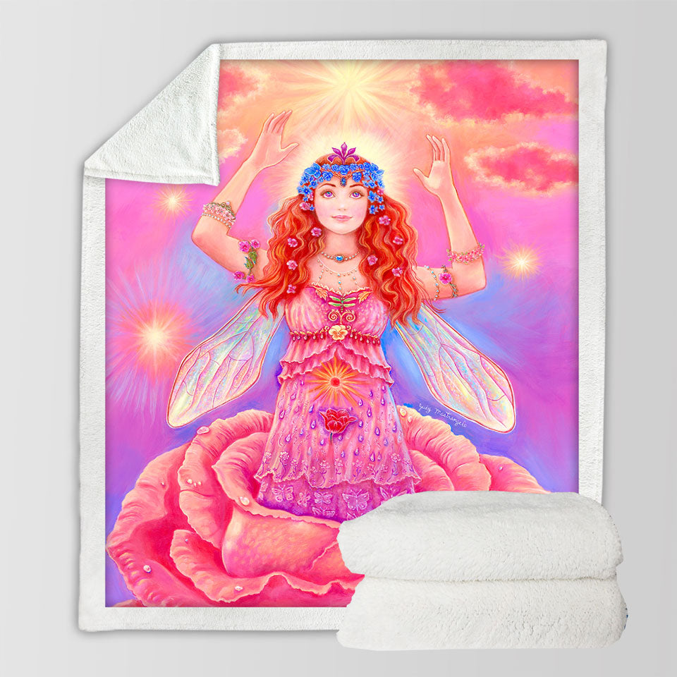 products/Fairy-Tales-Sofa-Blankets-Art-Rose-Angel-Flower-Spirit