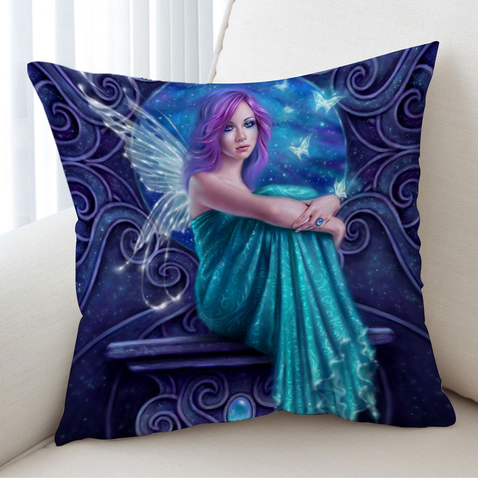 Fantasy Art Astraea the Pretty Butterfly Fairy Cushion Covers for Girls