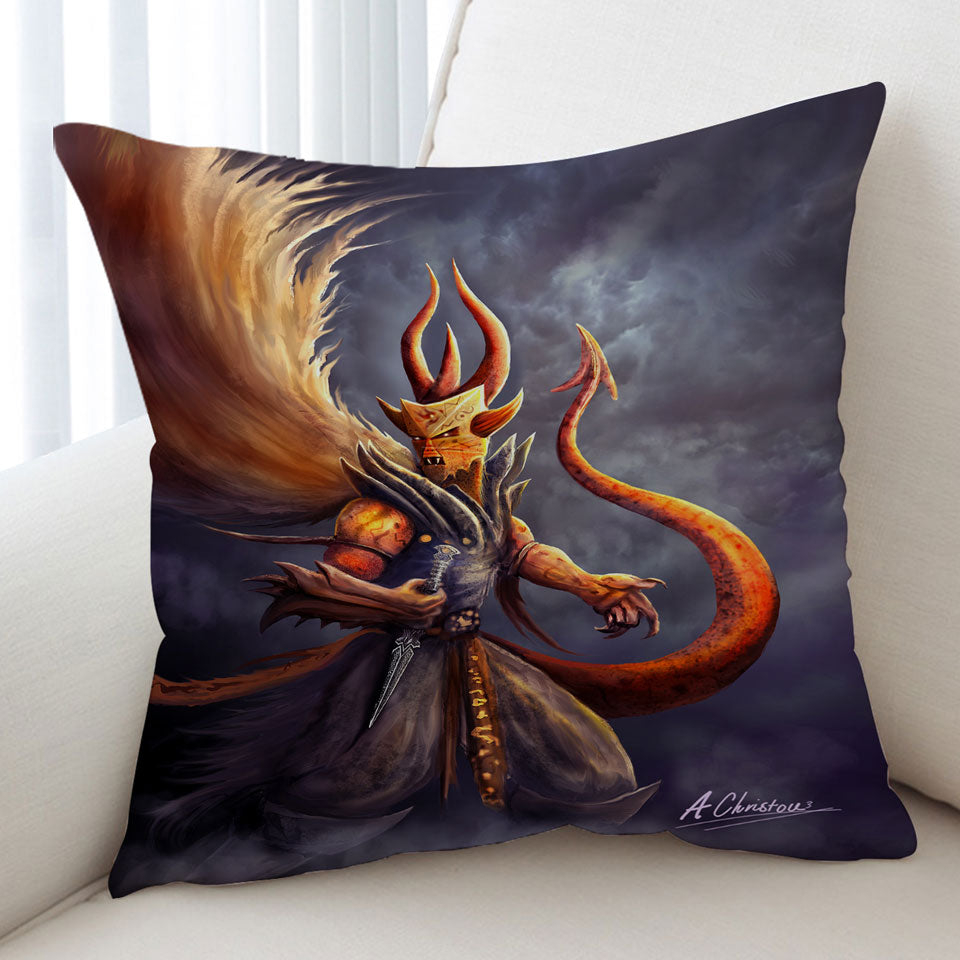 Fantasy Art Berit of Abolition Scary Demon Cushion Covers