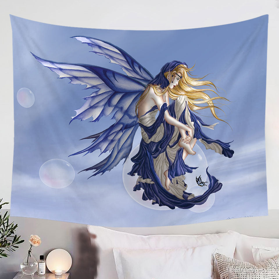 Fantasy-Art-Blue-Dream-Fairy-Tapestry