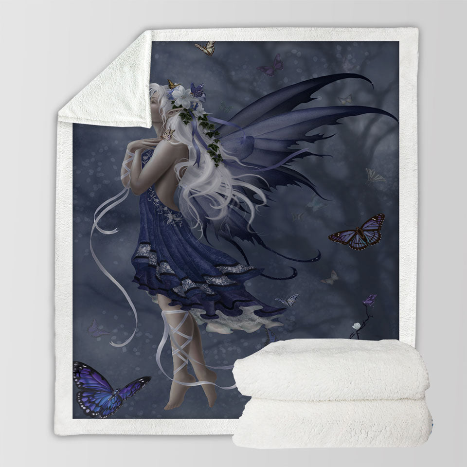products/Fantasy-Art-Blue-Nocturne-Fairy-Fleece-Blanket