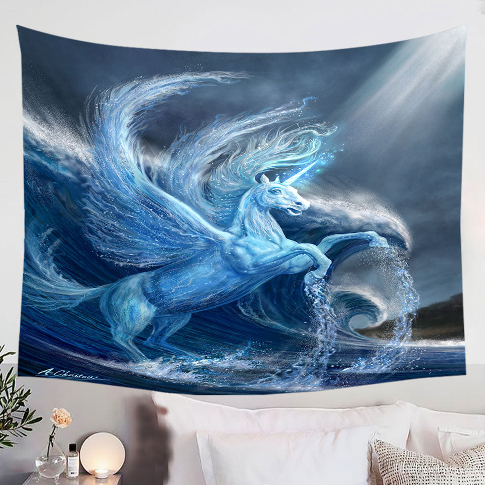Fantasy-Art-Cool-Water-Pegasus-Tapestry