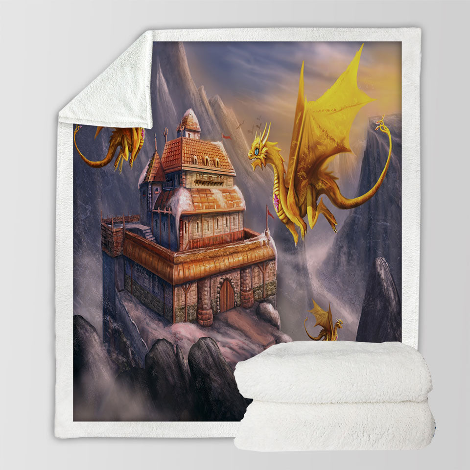 products/Fantasy-Art-Dragons-Fleece-Blankets-Haven-in-the-Mountains