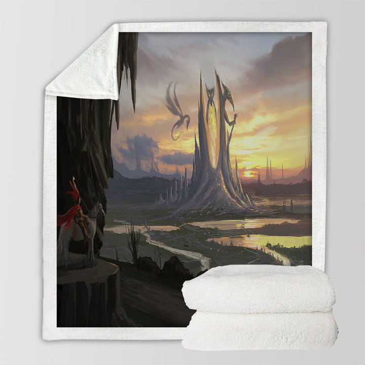 products/Fantasy-Art-Elpidrako-City-Fleece-Blankets