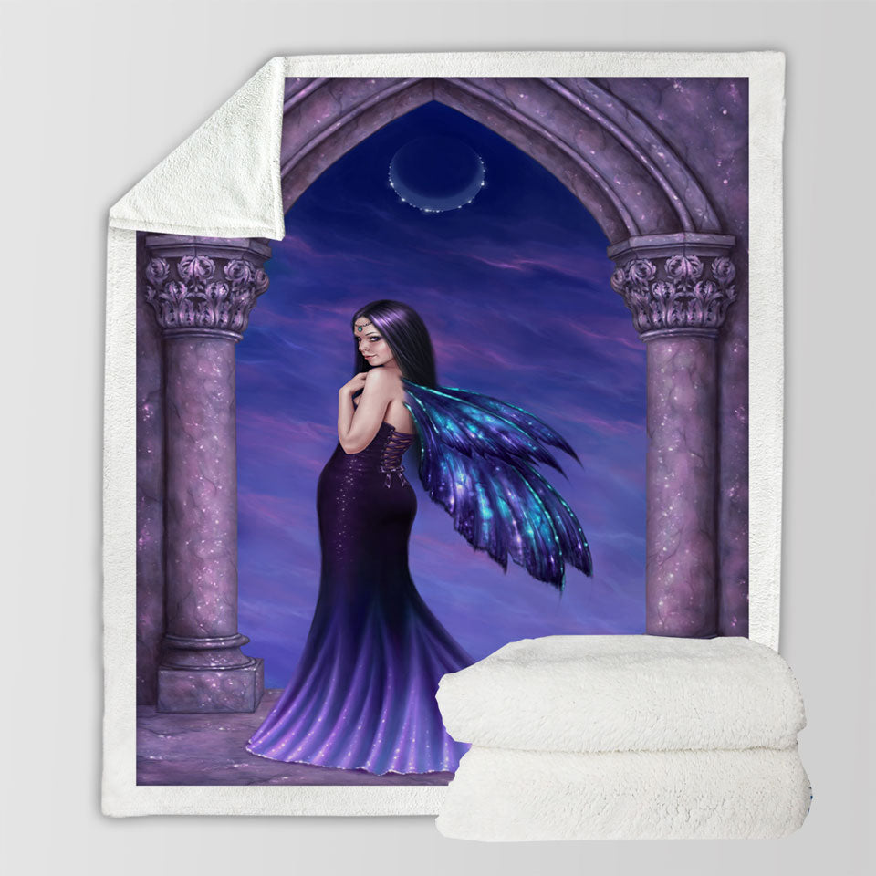 products/Fantasy-Art-Mystique-Mysterious-Beautiful-Fairy-Sherpa-Blanket