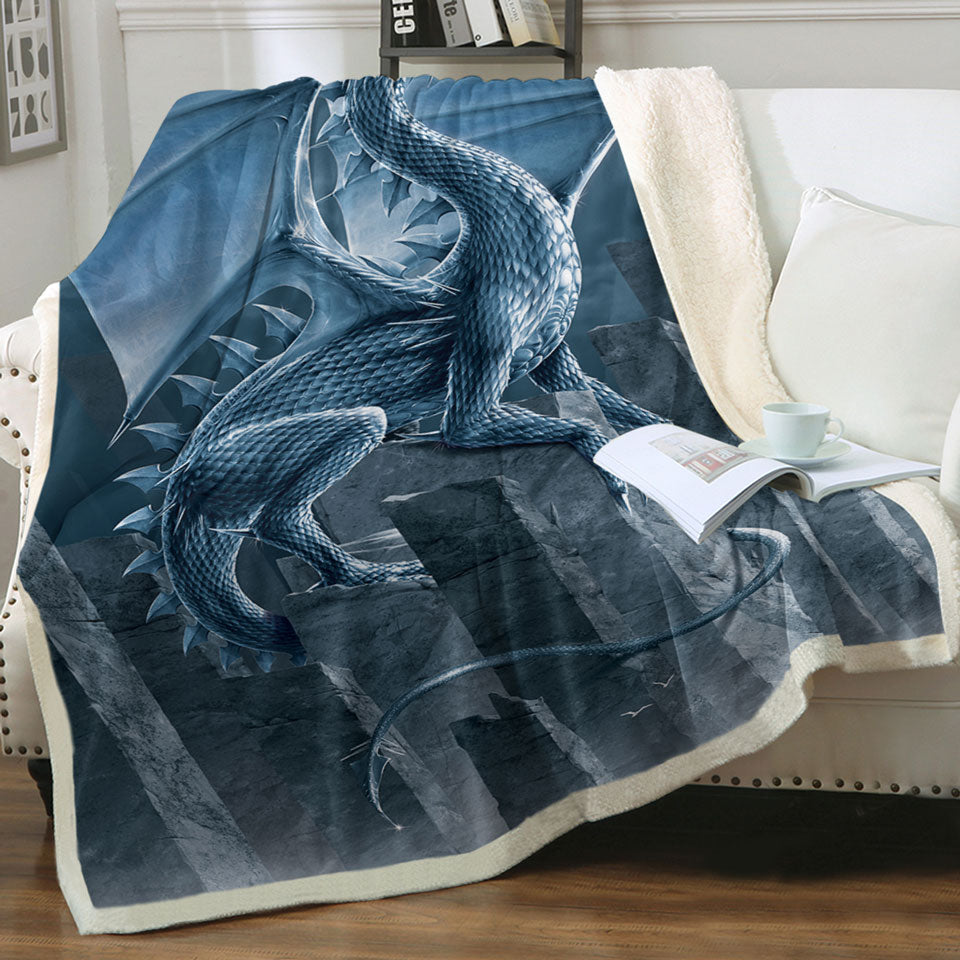 products/Fantasy-Art-Silver-Dragon-Throw-Blanket