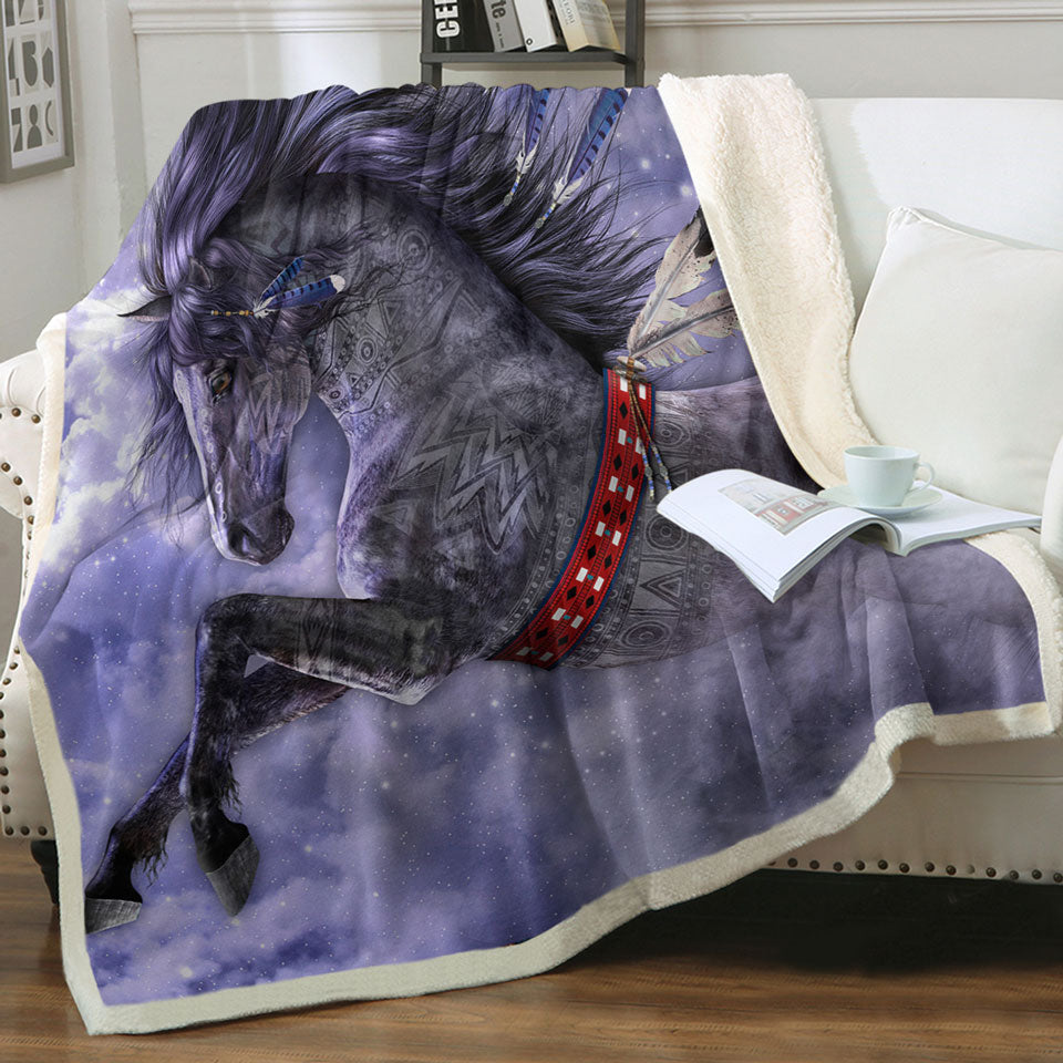 products/Fantasy-Art-Sofa-Blankets-Spirit-Horse-in-the-Clouds