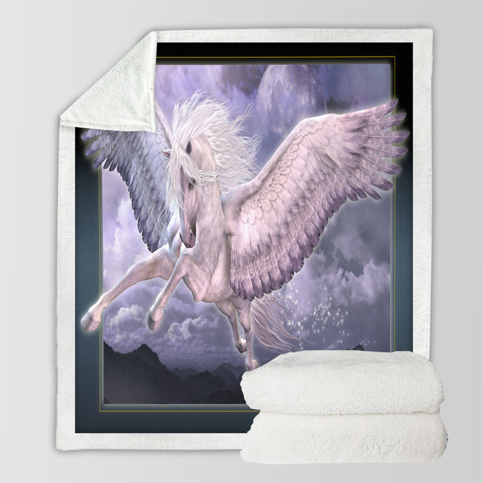 products/Fantasy-Art-Taking-Flight-Magical-Flying-Horse-Pegasus-Throw-Blanket