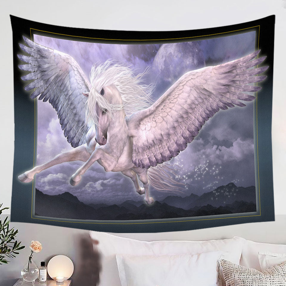 Fantasy-Art-Taking-Flight-Magical-Flying-Horse-Pegasus-Wall-Decor