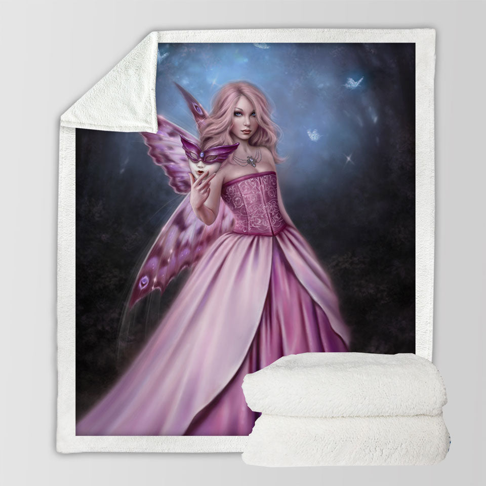 products/Fantasy-Art-Titania-the-Gorgeous-Pinkish-Butterfly-Girl-Throw-Blanket