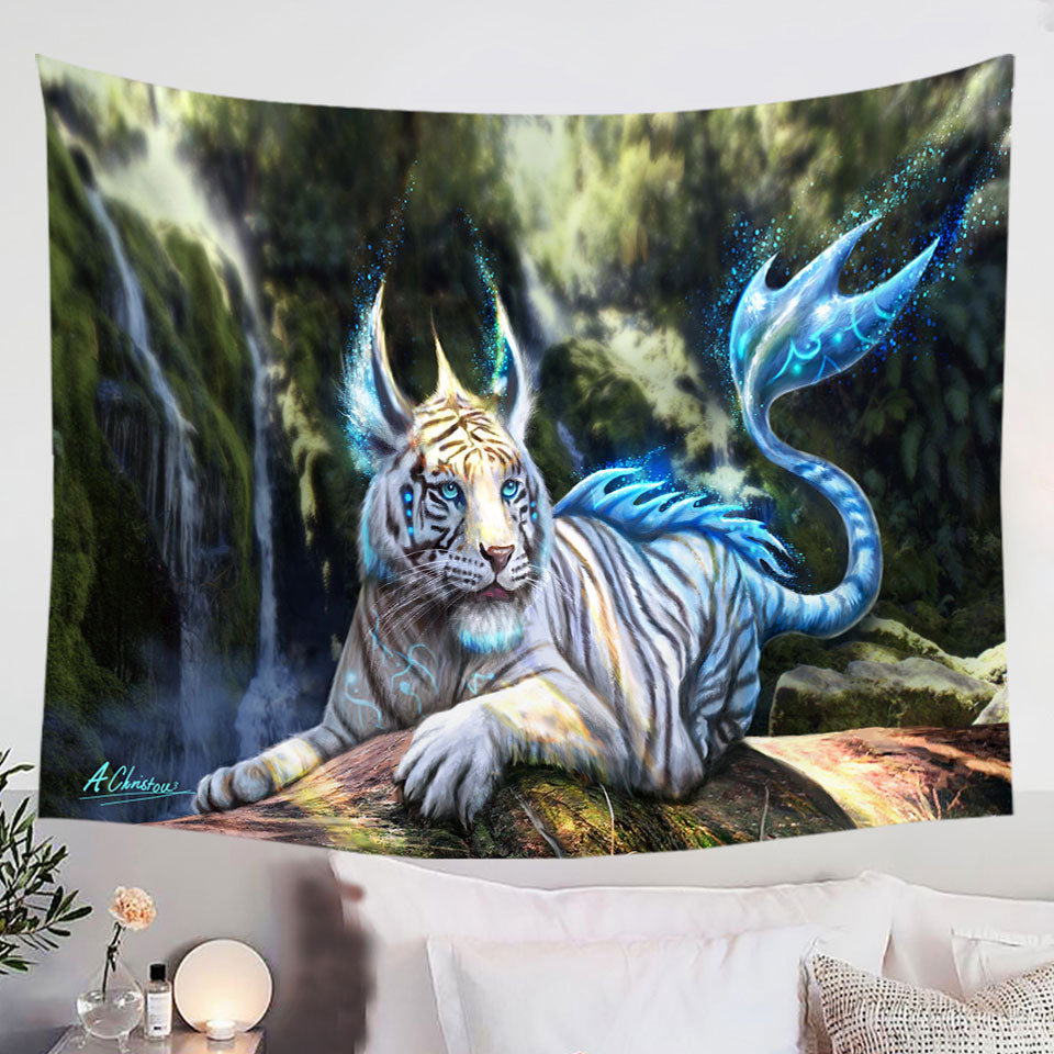 Fantasy-Art-White-Nero-Tiger-Tapestry