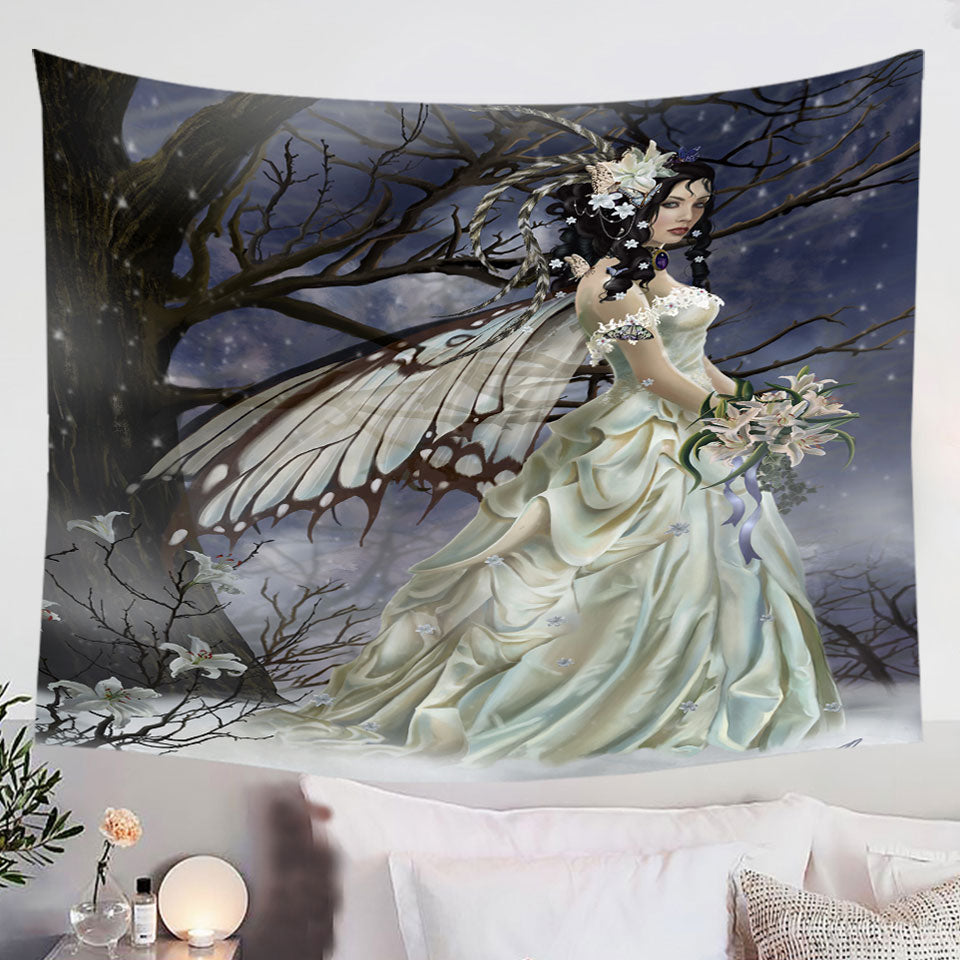 Fantasy-Art-the-Exciting-Mist-Bride-Fairy-Tapestry-Decor