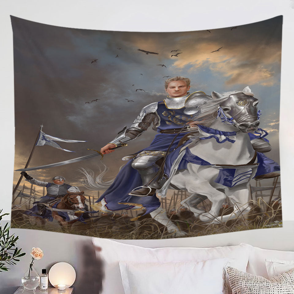 Fantasy-Art-the-Usurper-Two-White-Knights-Tapestry