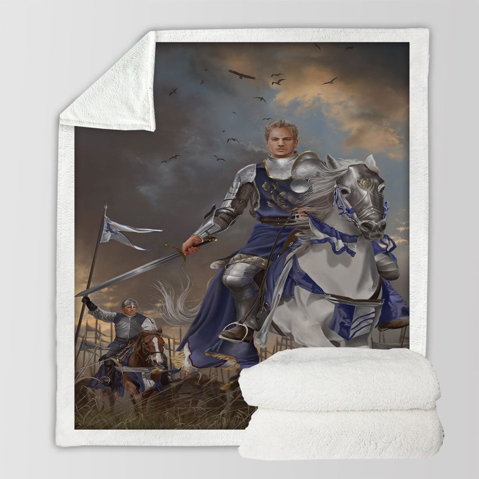 products/Fantasy-Art-the-Usurper-Two-White-Knights-Throw-Blanket