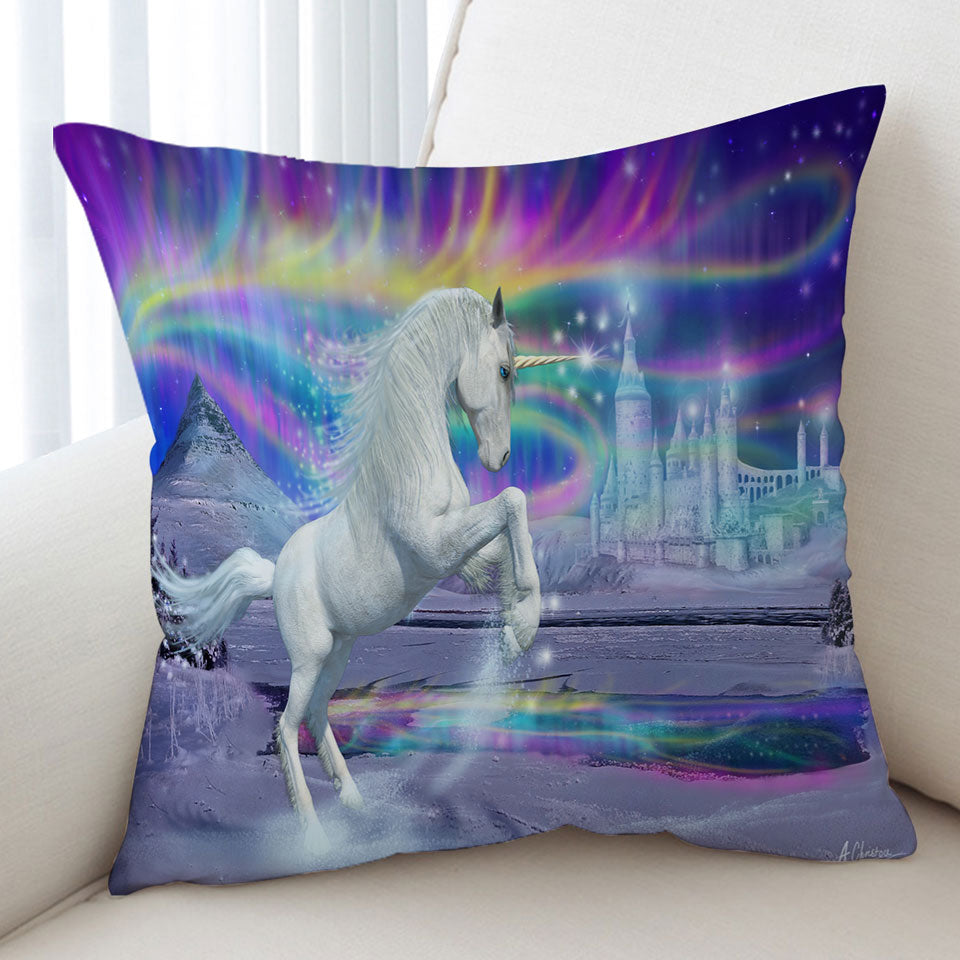 Fantasy Artwork Starborn Unicorn Cushion