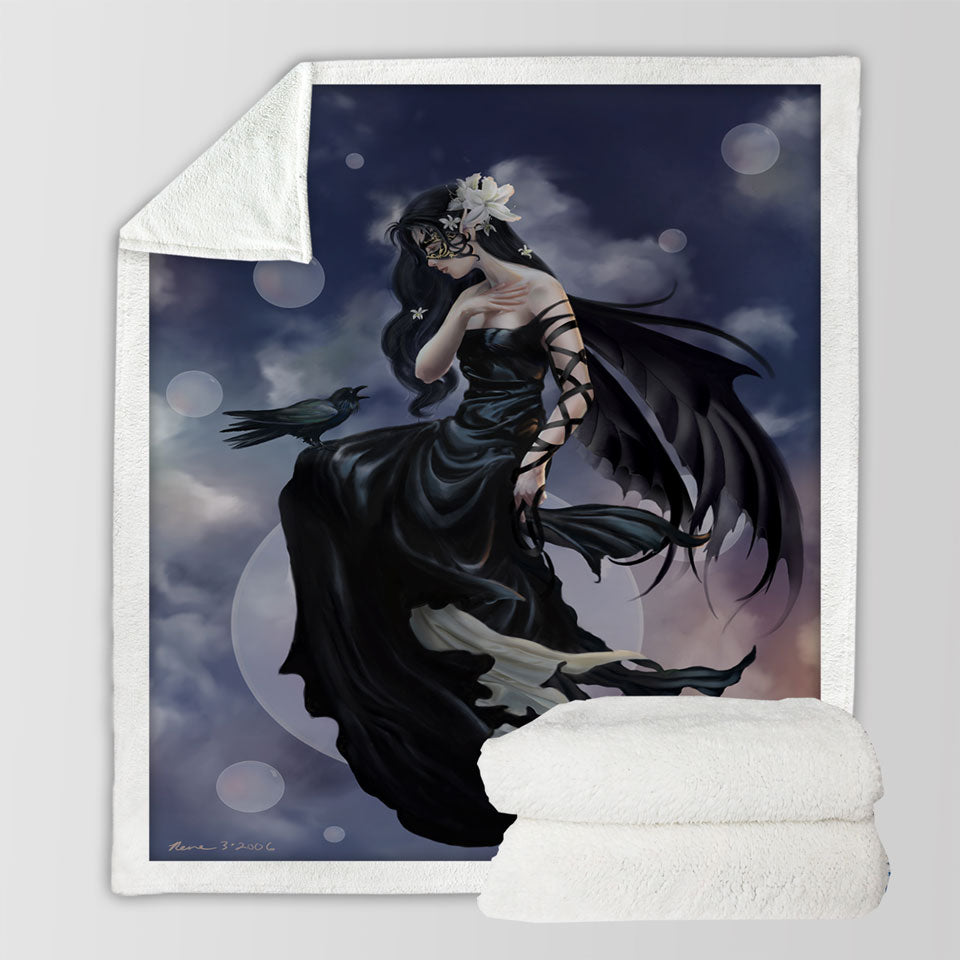 products/Fantasy-Artwork-the-Dark-Skies-Fairy-Sherpa-Blanket