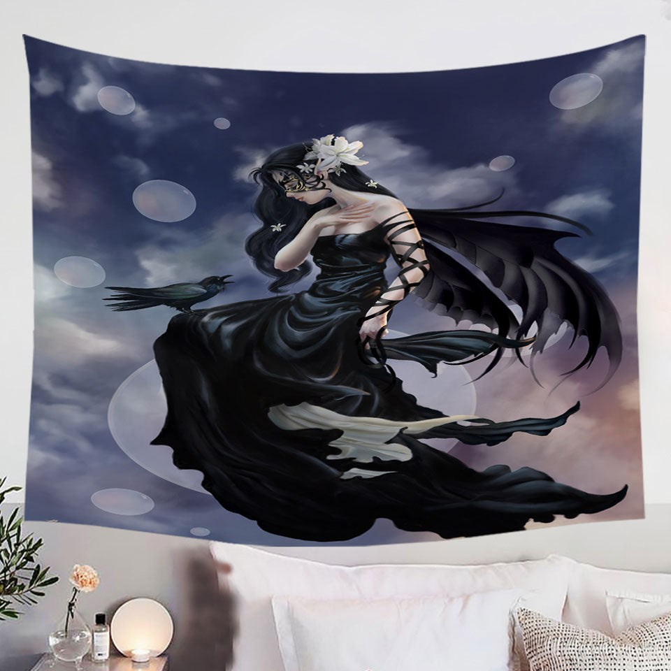 Fantasy-Artwork-the-Dark-Skies-Fairy-Tapestry