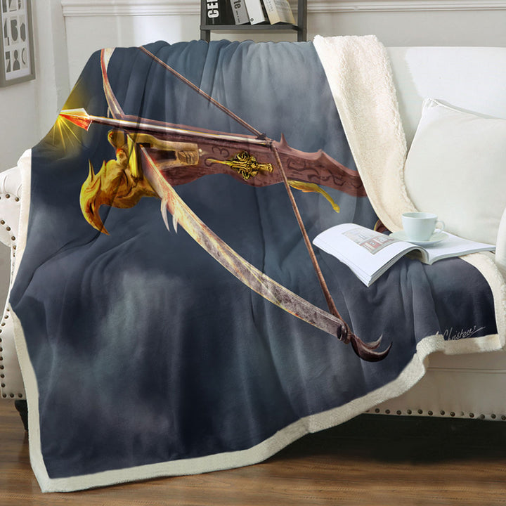 products/Fantasy-Bow-of-Power-Mens-Throw-Blankets-Art