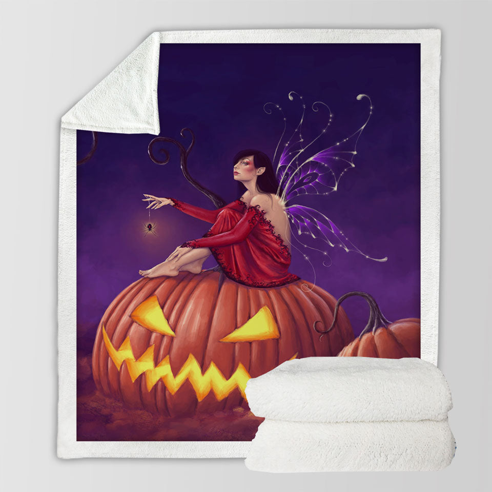 products/Fantasy-Halloween-Decorative-Blankets-Witch-Fairy-and-Scary-Pumpkins