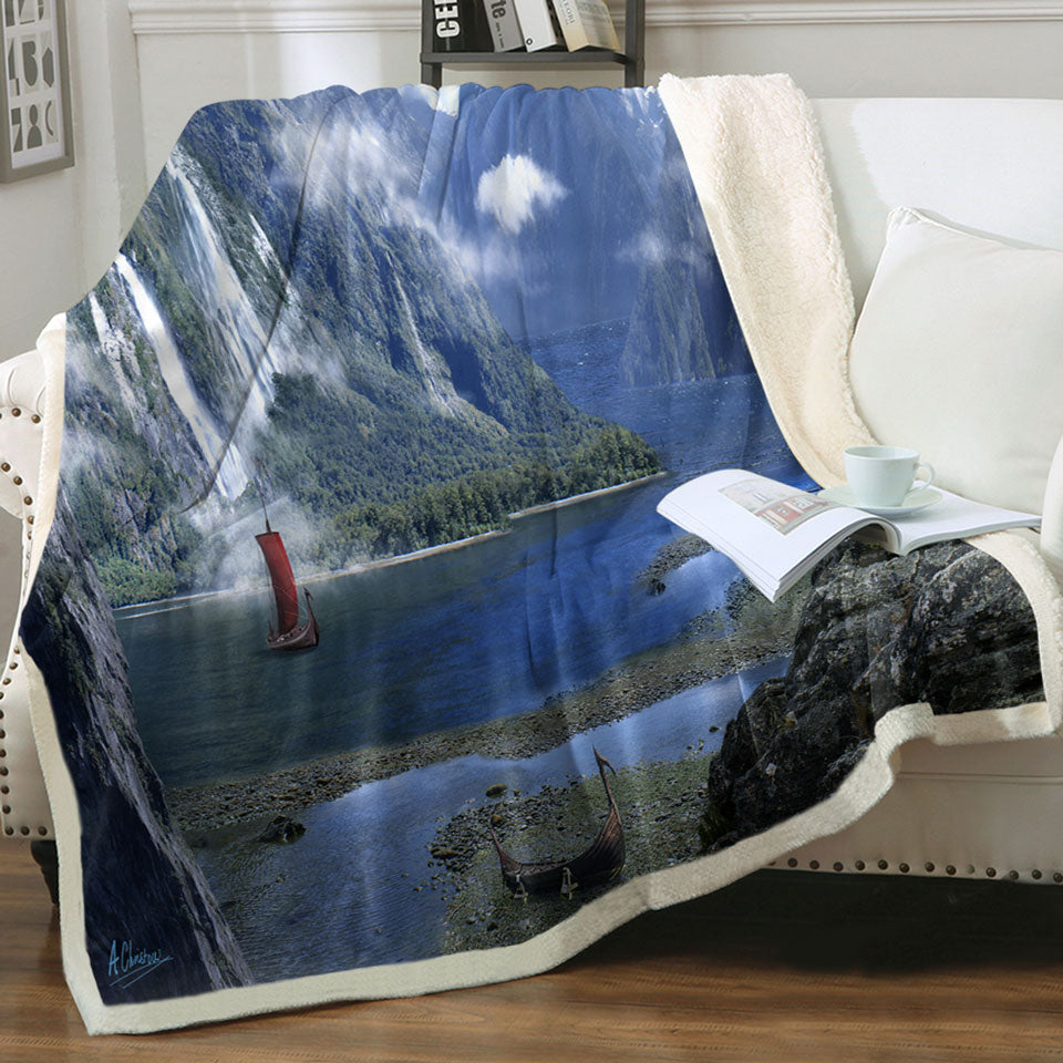 products/Fantasy-Nature-Fleece-Blankets-Artwork-Viking-Fjord