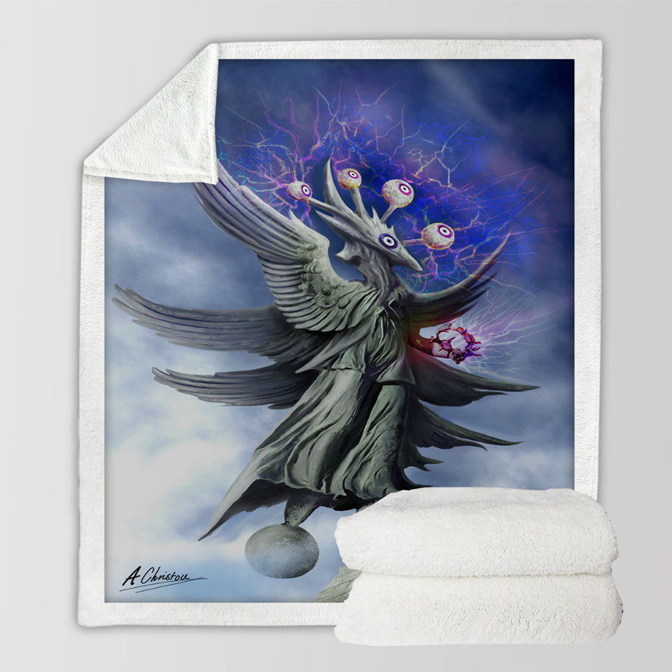 products/Fiction-Art-Decorative-Blankets-Surreal-Eye-Angel