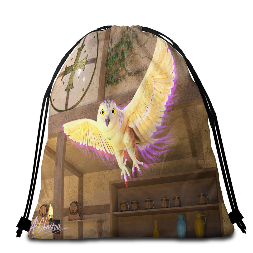 Cool Funny Beach Bags and Towels Art Elephice Cooper Elephant