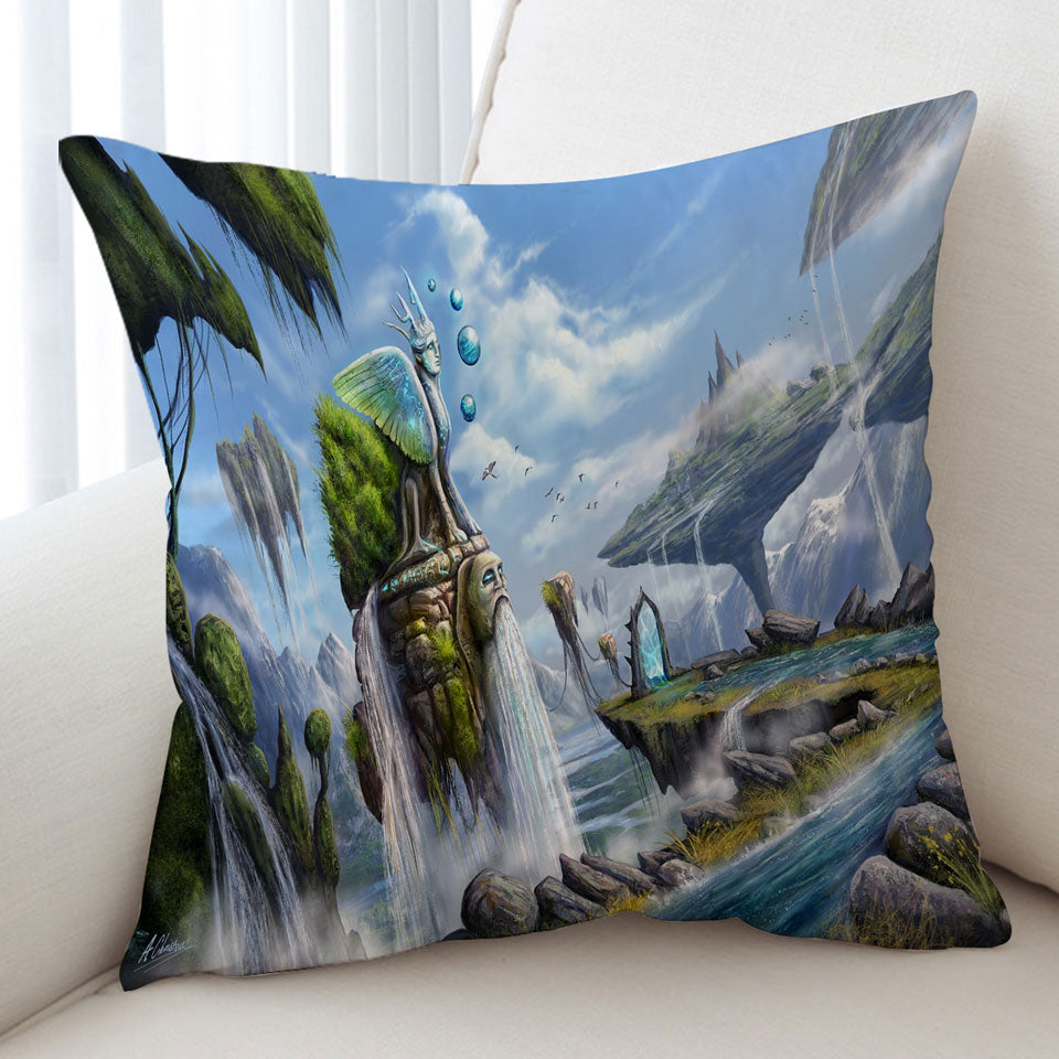 Fiction Decorative Cushions Dreamscape Beautiful Natural View