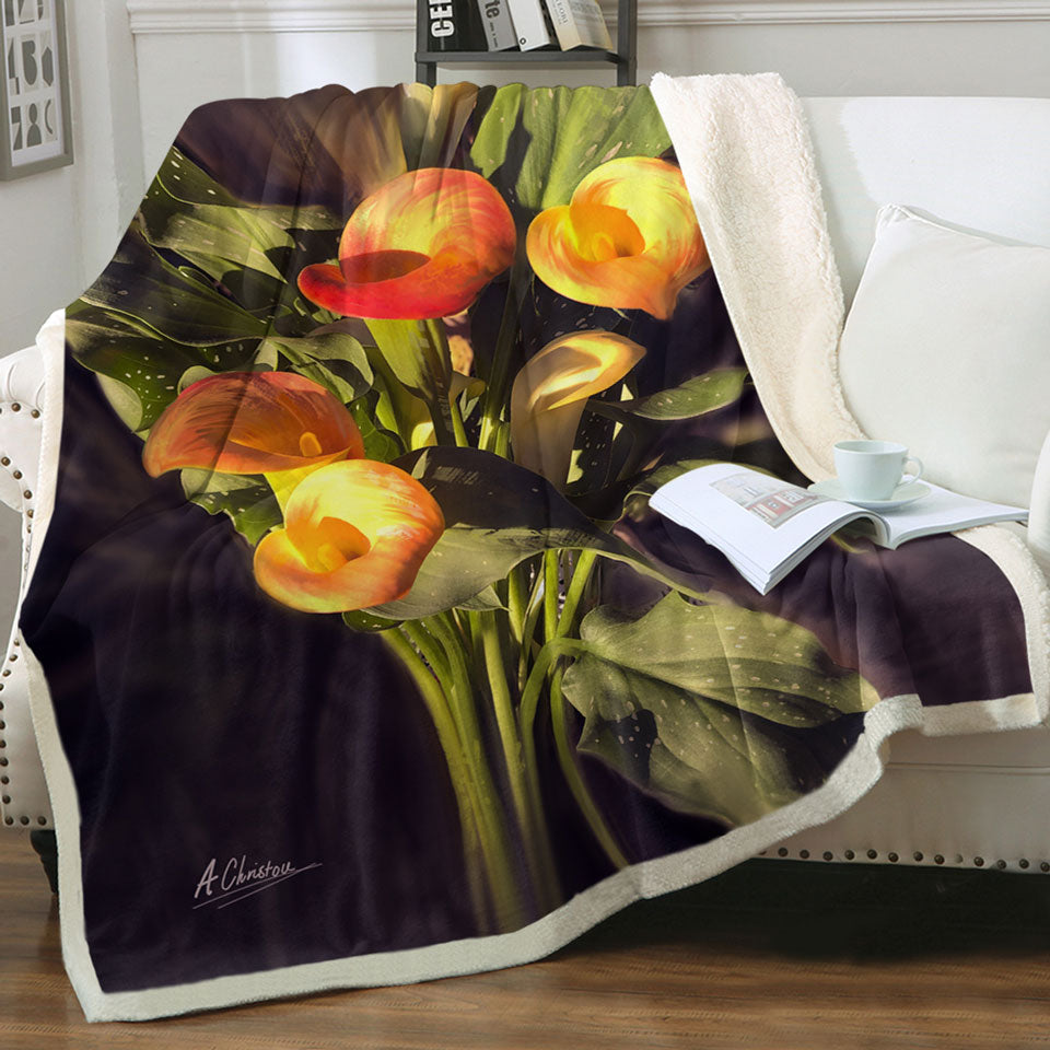 products/Fine-Art-Flower-Bloom-Orchid-Unique-Throws