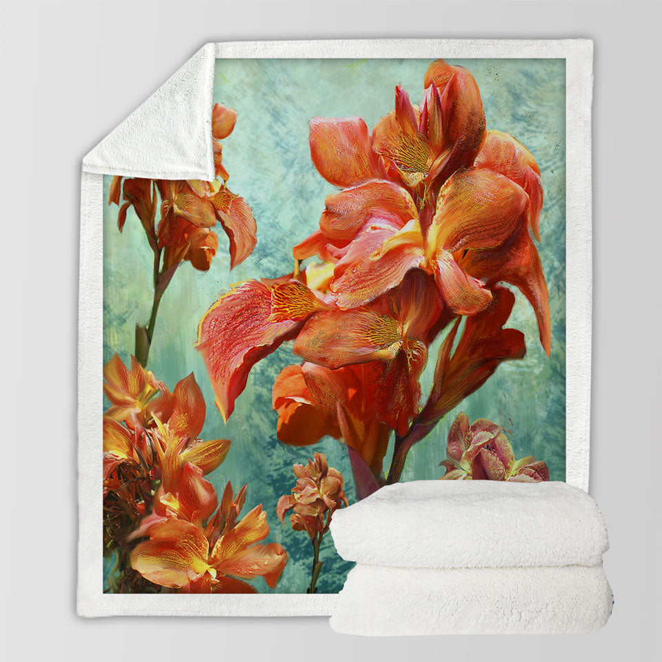 products/Fine-Floral-Decorative-Blankets-Art-Orchid-Bouquet