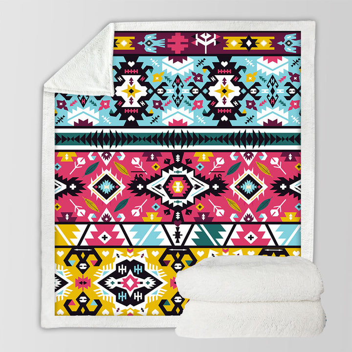 Fleece Blankets Aztec Print